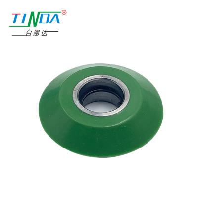 China Wood Working Machine Rubber Roller Wheel Bearing Abrasion Resistance for sale