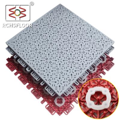 China Non Slip Polypropylene Modular Sport Tiles Outdoor Court Tiles for sale