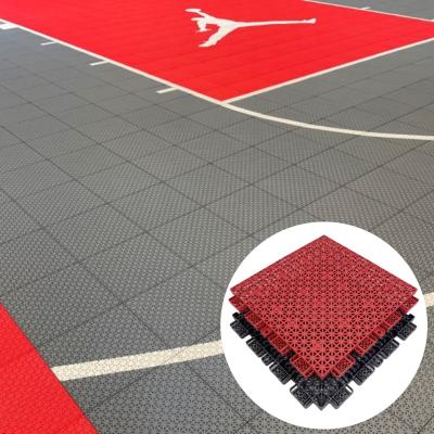 China Pp Interlocking Badminton Table Tennis Basketball Sport Court Tiles Outdoor for sale
