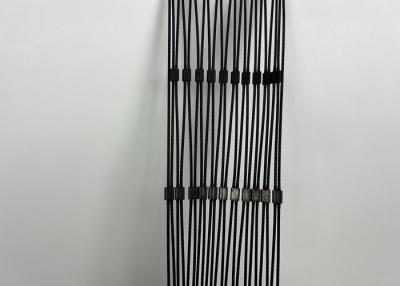 China 1.2mm-4.0mm X Tend Cable Mesh Stainless Steel Black Oxide Wire Rope Mesh for sale
