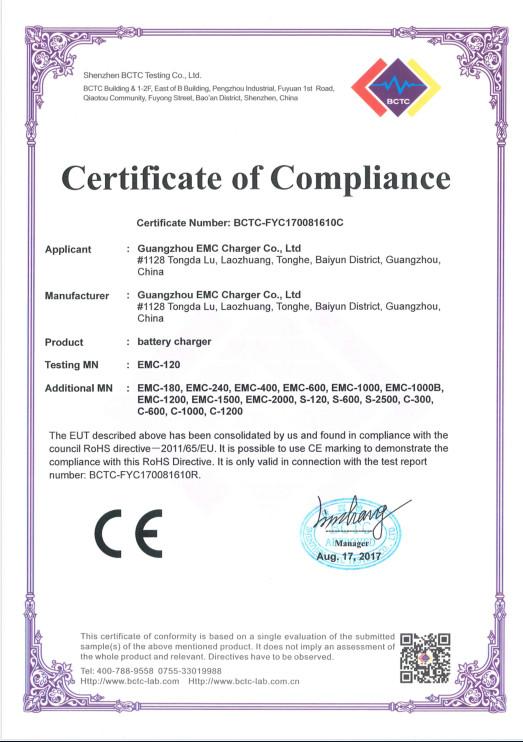CE - Guangzhou EMC Charger Co.,Ltd