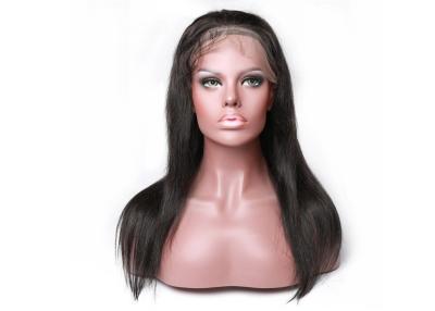 China Full Cuticle Human Lace Front Wigs , 150% Density Soft 26 Inch Lace Front Wig for sale