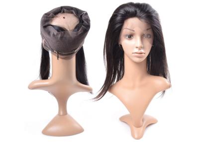 China Full Cuticle Human Hair Silk Base Closure Silky Straight Wave With Bundles for sale