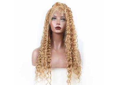 China por muito tempo as perucas encaracolados da parte dianteira do laço do cabelo 9A humano saudáveis podem ser tingidas toda a cor e ser passadas à venda
