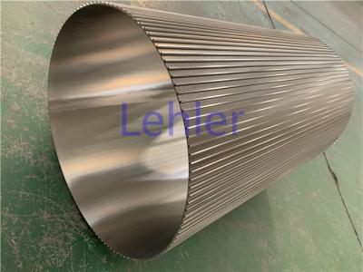 China Circular V Wire Screen Wedge Wire Screen Applied To Environmental Protection for sale