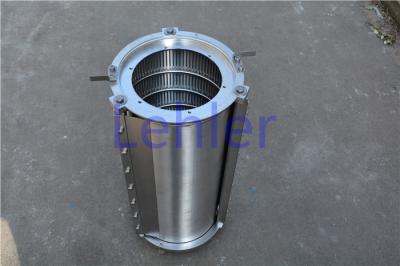 China SS316L Hydraulic Filter Element , Wire Mesh Filter For Pulp / Paper Industry for sale