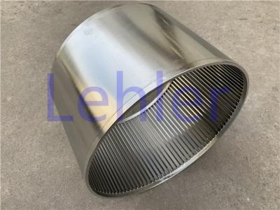 China Lehler Profile Wire Screen , WWS-325 Wedge Wire Flange Rings Connection for sale
