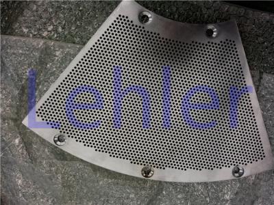 China Electrolytic Polish Pressure Screen Basket With Hard Chrome Coating Drilled Type for sale