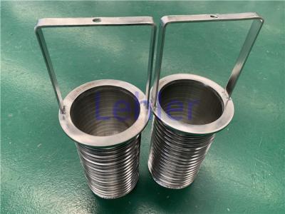 China Wedge Wire Basket Wire Screen Dia 98mm From Inside To Outside For Pipeline Strainer for sale