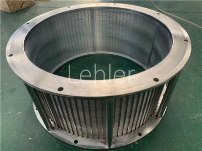 China 0.7mm Slot Opening 700MM Diameter SS316L Bead Mill Screen for sale
