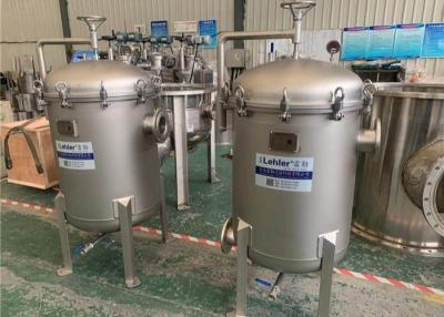 China Stainless Steel Housing Four Multi Bag Filter For Waste Water Treatment for sale