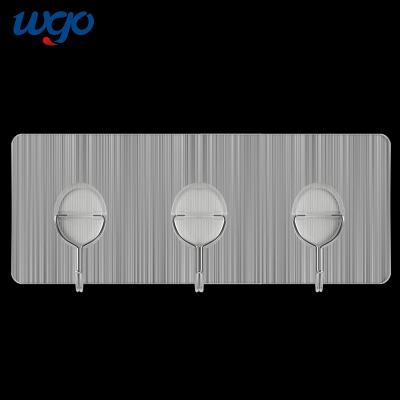 China 290mm Wide Strong Self Adhesive Hooks ISO9001 Shower Towel Hook With TAPE Strip for sale