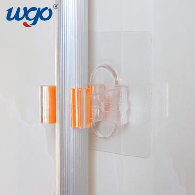 China Self Adhesive Cleaning Products Holder Washable And Reusable Damage Free Wall Mount Grippers for sale