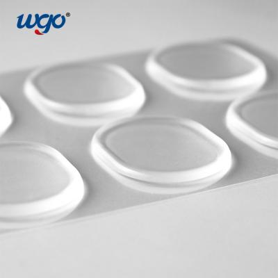 China ISO 9001 32mm Adhesive Silicone Pad Doorknob Crash Protective Sticky Pads for sale