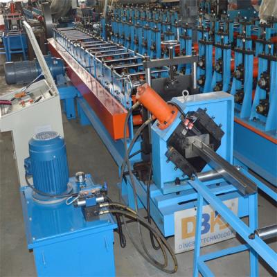 China Galvanized Steel Box Beam Roll Forming Machine 10-15m/min Speed for sale