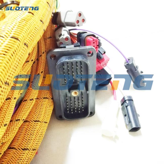 366-9315 Excavator Wiring Harness detailed connectors