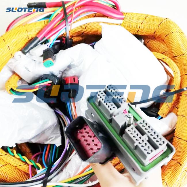 312D 312DL Excavator Wiring Harness detailed connection view
