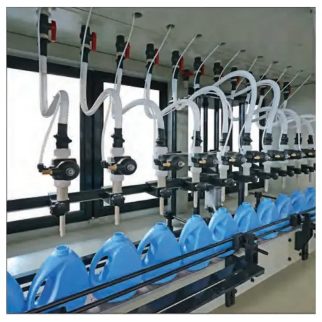 500ml-3000ml Anti-Corrosion Non-Metal Bleach Filling and Capping Machine