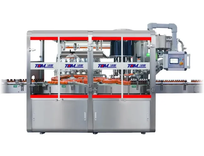 Full Automatic 10ml-100ml Pesticide Rotary Tracking High Speed Filling Line