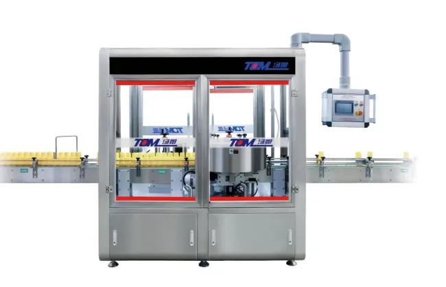 Full Automatic 10ml-100ml Pesticide Rotary Tracking High Speed Filling Line