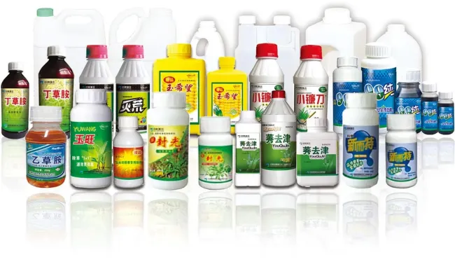 Full Automatic 10ml-100ml Pesticide Rotary Tracking High Speed Filling Line