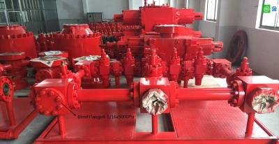 China Oil Wellhead Manifold / High Pressure Hydraulic Manifold 3 1/8