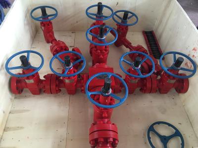 China 3000 Psi  Pressure Oil & Gas Christmas Tree , Oil Wellhead Equipment  Dual Wing for sale