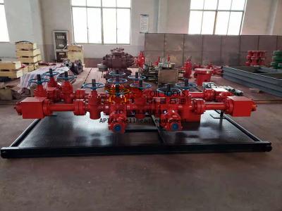 China CC Skid Mounted Choke Wellhead Manifold For Oil Well Drilling for sale