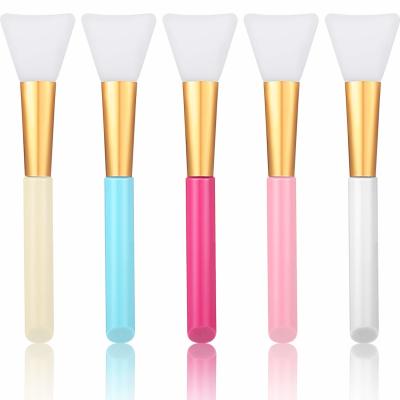 China Silicone Face Mask Brushes Flexible Facial Mud Mask Applicator Brush Moisturizers Applicator Tools Mask Beauty Tools for sale