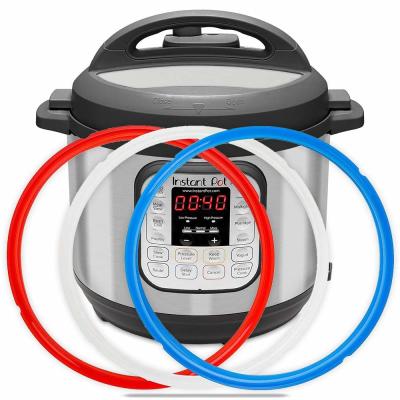 China Silicone Instant Pot 2 Pack Sealing Ring 3 QT 5QT 6QT 8QT For 6 Qt Power Cooker Inner Pot Seal for sale