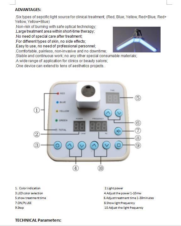 Popular products 2020 led photon face light /led pdt avec vapeur /luminotherapie