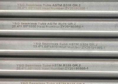 China Grado Titanium inconsútil 2 del tubo de la alta resistencia de la oxidación para el petróleo y gas en venta