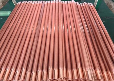 China Air Cooled Low Finned Tube Extruded Copper Material 10-38mm OD For Condenser for sale