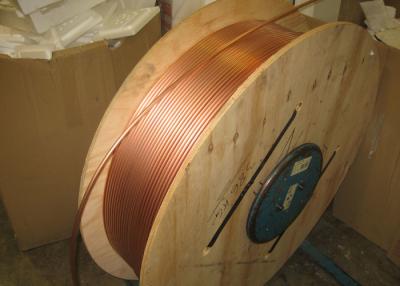 China Tubo de encargo del cobre de la bobina de la tubería/de la crepe de la bobina del cobre de la longitud grueso de pared de 0,1 - de 200m m en venta