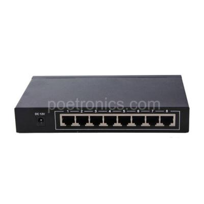 China Network Switch 8 Port 10/100/1000M 16Gbps Bandwidth for sale