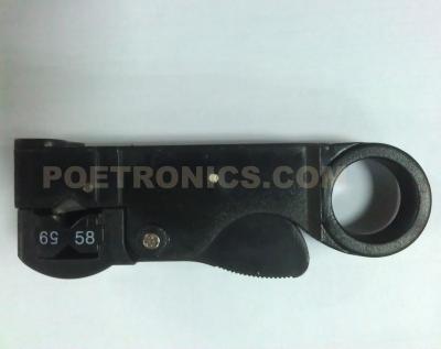 China CT-ST332A CCTV Tool Three Blades Rotary Coaxial Cable Stripper for sale