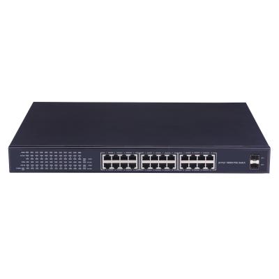 China POE-S224G 24 Port IEEE802.3af/at Gigabit 30W POE Switch (400W Internal Power) for sale
