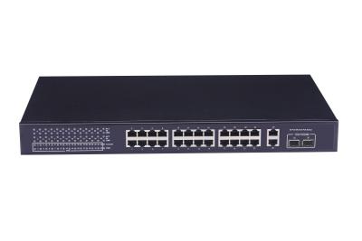 China POE-S424 24 Port IEEE802.3af/at 1000Mbps POE Switch (400W Built-in Power) for sale