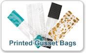 Clear Printed Gusset