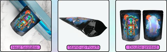 heat sealable stand up double printed