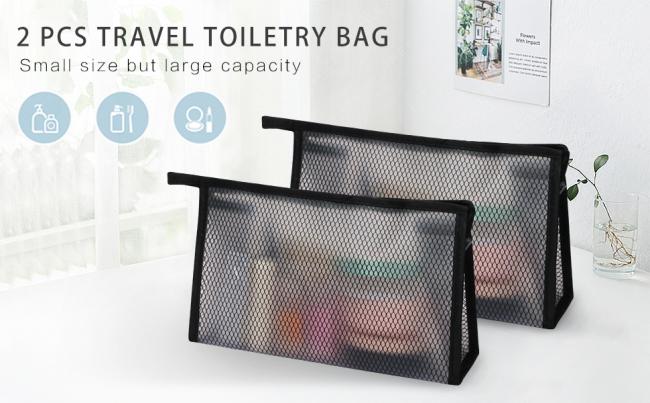 Portable Travel Toiletry Cosmetic Bag waterproof small size large makeup organizer storage