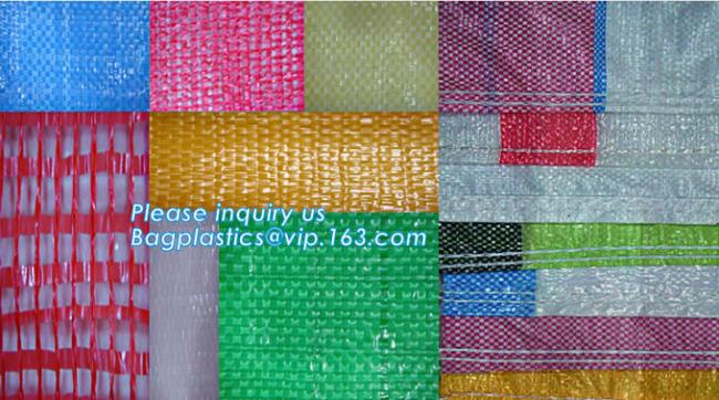 custom label vegetable onion potato raschel tubular mesh net bags,PE/PP hot sale good quality leno raschel mesh bags pac 5