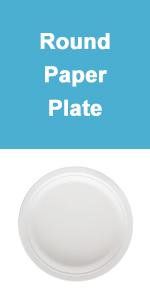 Round Paper Plate