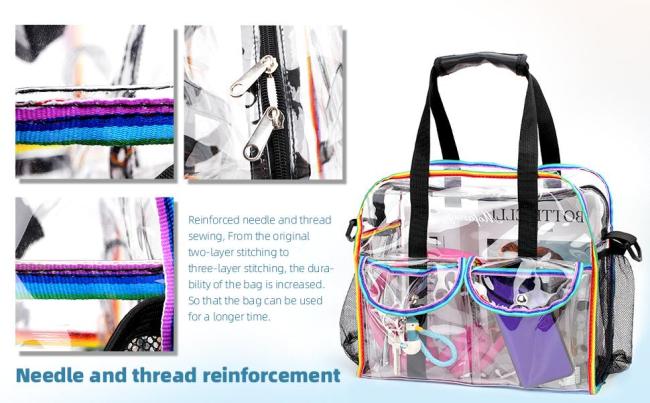 clear tote bag
