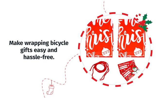 Giant Christmas Gift Bags for Huge Gifts Bike
