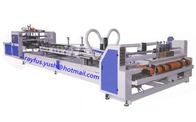 China Fully Automatic Folder Gluer Machine, inline stitcher or strapper unit as option for sale