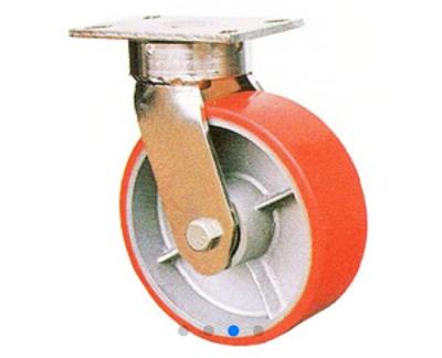 China Ball Bearing Heavy Duty Caster 8 Inch Rubber Caster Wheels for sale