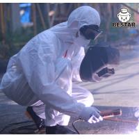 Китай Пламя CAT III - retardant тип 5/6 белый Coverall SMS для нефтедобывающей промышленности продается