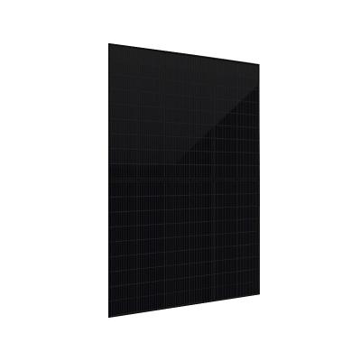 China 410w - 440w Black Frameless Solar Panel Public Buildings Solar Bifacial Panels CE for sale