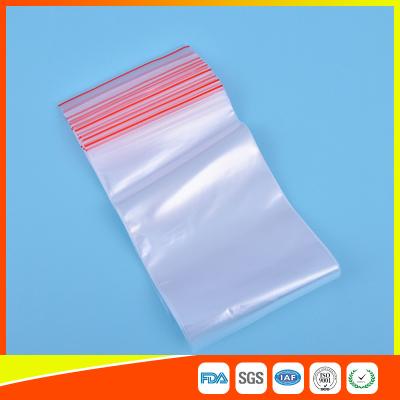 China Small Plastic Zip Lock Bags / Airtight Ziplock Bags For Food Medicine Cosmetic Packing for sale